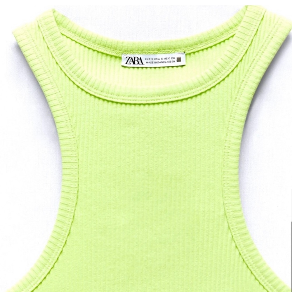 Zara Ribbed Halter Top - Picture 3 of 7